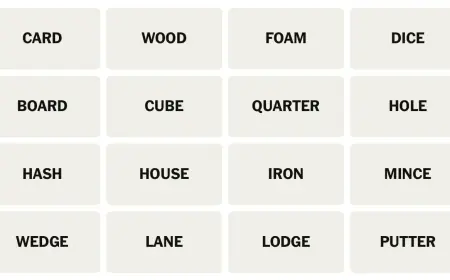 NYT Connections puzzle #968 leans into kitchen cuts and golf clubs