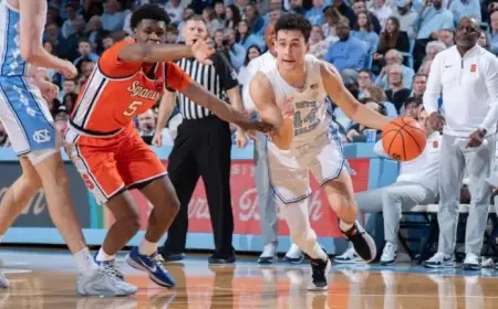 Lucas Highlights the Stache at University of North Carolina Athletics