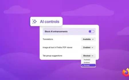 Firefox Introduces New Controls to Disable AI Features