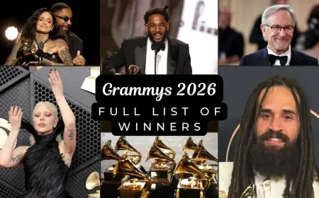 Grammy winners 2026: Bad Bunny, Kendrick Lamar, Billie Eilish lead the night