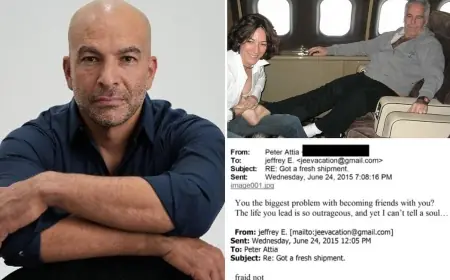 Peter Attia faces fallout after DOJ “Epstein files” dump surfaces email exchanges