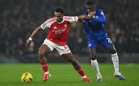 Arsenal vs Chelsea: Arsenal reach Carabao Cup final after 4–2 aggregate win