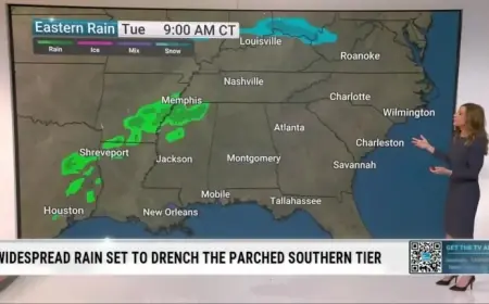 Rain and Warmer Weather to Diminish Southern Snowpack