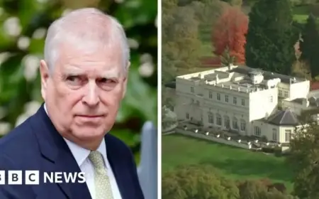 Andrew Vacates Royal Lodge Residence – BBC
