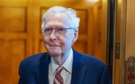 Sen. Mitch McConnell Hospitalized with Flu-Like Symptoms