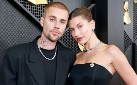 Hailey Bieber steps back into spotlight as Justin Bieber’s Grammy count draws attention
