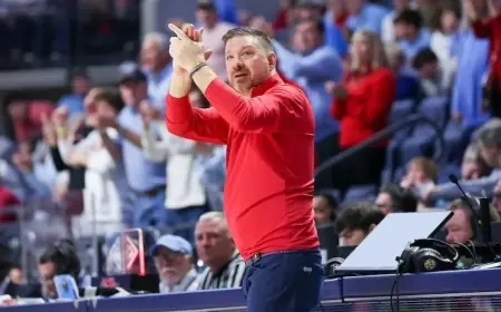 Chris Beard Ejected During Ole Miss vs. Tennessee Matchup