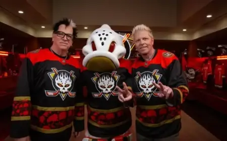 Anaheim Ducks Rock the Ice with The Offspring’s Punk Energy at ‘Come Out and Play’ Night