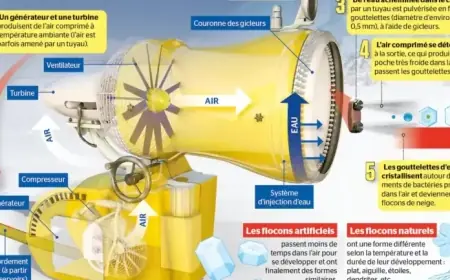 Infographic: How Artificial Snow Is Made for the Olympics