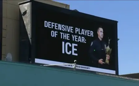 Pro-ICE Billboard Emerges in San Francisco Before Super Bowl 60