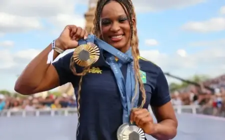 Rebeca Andrade and Eliud Kipchoge to Lead 2026 Olympics Opening Ceremony