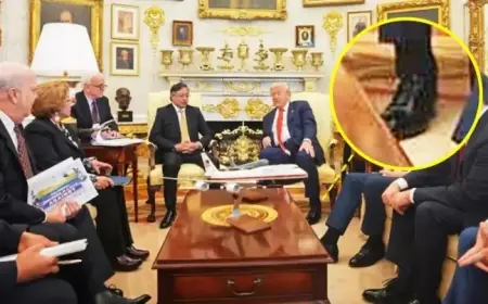 Trump, 79, Displays Cankles in Photo With World Leader