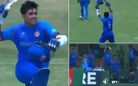 17-Year-Old Faisal Shinozada Emulates Ronaldo’s Celebration After Century in IND vs.