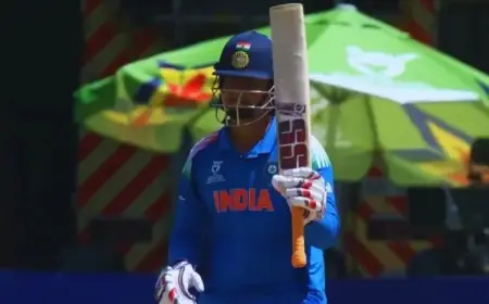 Vaibhav Suryavanshi Hits 24-Ball Fifty in India U19 vs Afghanistan Semifinal