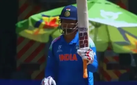 Vaibhav Suryavanshi Smashes 24-Ball Fifty in U19 India-Afghanistan Semifinal