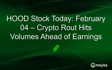 Crypto Volatility Drags HOOD Stock Volumes Before Earnings Report