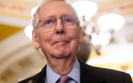 Mitch McConnell hospitalized with flu-like symptoms, misses Senate votes