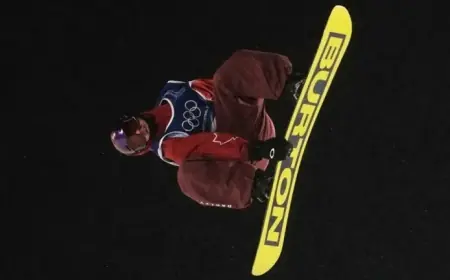 Canadian Snowboarder Mark McMorris Crashes in Big Air Training Session