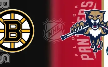Florida Panthers Clash with Boston Bruins in Gameday 56 Showdown