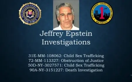 FBI Presentation Reveals Allegations Against Influential Men