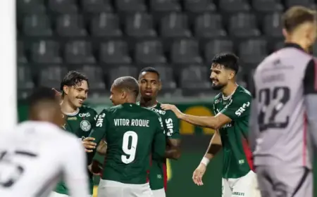 Palmeiras Thrashes Vitória with Stellar Performance for First Brasileirão Win