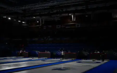2026 Winter Olympics Curling Event Interrupted by Power Outage