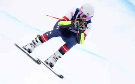Ryan Cochran-Siegle Leads Olympic Downhill Training with Fastest Time
