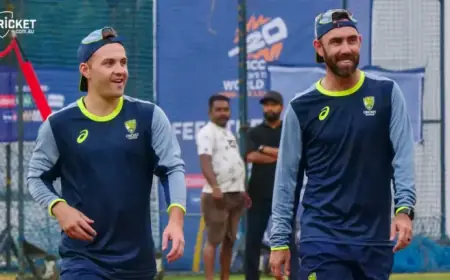 Maxwell Returns: Aussies Play It Safe in Warm-Up Match