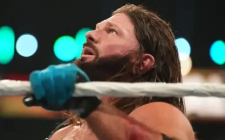AJ Styles Explains Why He Kept His Glove After Retirement Match