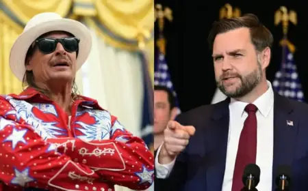 Vance Mocked with Kid Rock Lyrics on Underage Girls