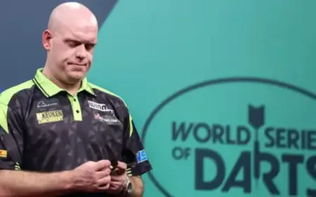 Van Gerwen Faces Warning Over Potential World Top 16 Exit