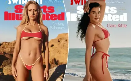 Brittany Mahomes, NFL Stars’ Wives Shine on Sports Illustrated Swimsuit Cover
