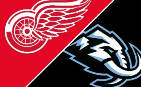 Mammoth Dominates Red Wings 4-1: Game Recap (Feb 5, 2026)