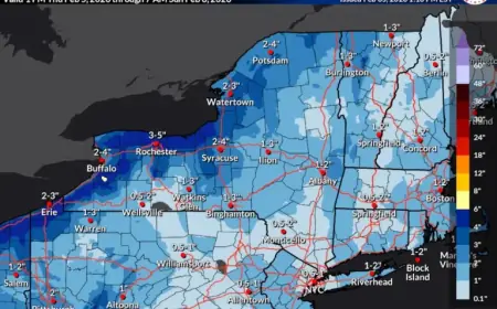 Central NY Faces Snow Advisory: Up to 7 Inches Expected