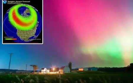 Aurora Borealis Tonight Across 11 US States: Viewing Guide Post-Solar Storm