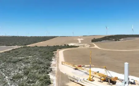 First Four Turbines Installed in State’s Largest Wind Farm Expansion