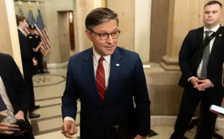 Speaker Johnson Cites Bible to Defend Secured Borders Amid Pope’s Migrant Rhetoric