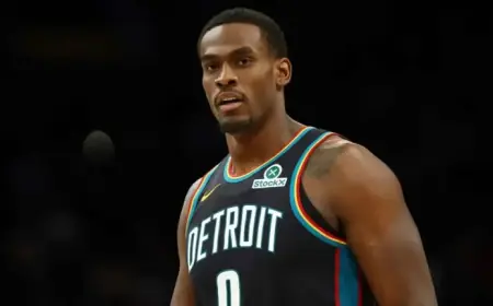 Pistons’ Jalen Duren Exits Wizards Game with Knee Soreness