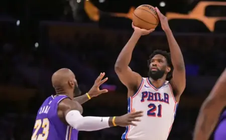 Joel Embiid, Sixers Stumble Against Lakers, Streak Snapped