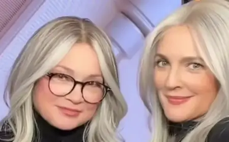 Drew Barrymore Unveils Stunning Gray Hair Transformation