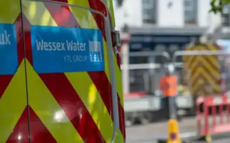 Wiltshire-Hampshire Border Road Closure Due to Water Main Repairs