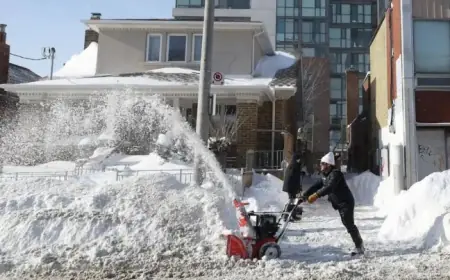 High Winds, Cold, and Blowing Snow Prompt Toronto Weather Alert Friday