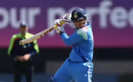 India vs England U19 World Cup 2026 Final: Suryavanshi Hits Boundaries; India 1 Down