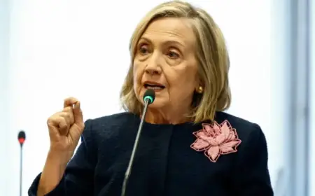 Hillary Clinton Urges Public Hearing in House’s Epstein Investigation