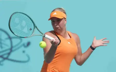 Clara Tauson Advances to Abu Dhabi Semifinals, Her First of the Season