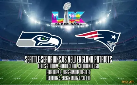 Super Bowl 2026 start time, kickoff time, and where to watch on Sunday