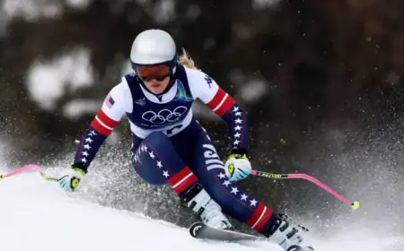 Lindsey Vonn Triumphantly Returns to Training After Tearing ACL Last Week