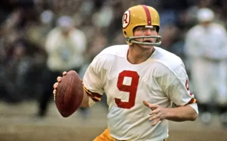 Sonny Jurgensen dies at 91, remembered as a golden-arm icon in Washington and Philadelphia