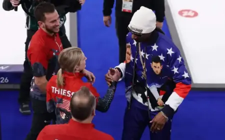 Snoop Joins U.S. Olympic Mixed Doubles Curling Team in Record-Breaking Triumph