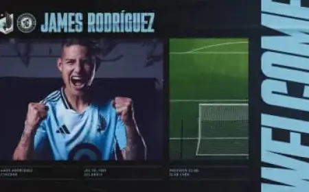 Minnesota United Secures Colombian Captain James Rodríguez Signing